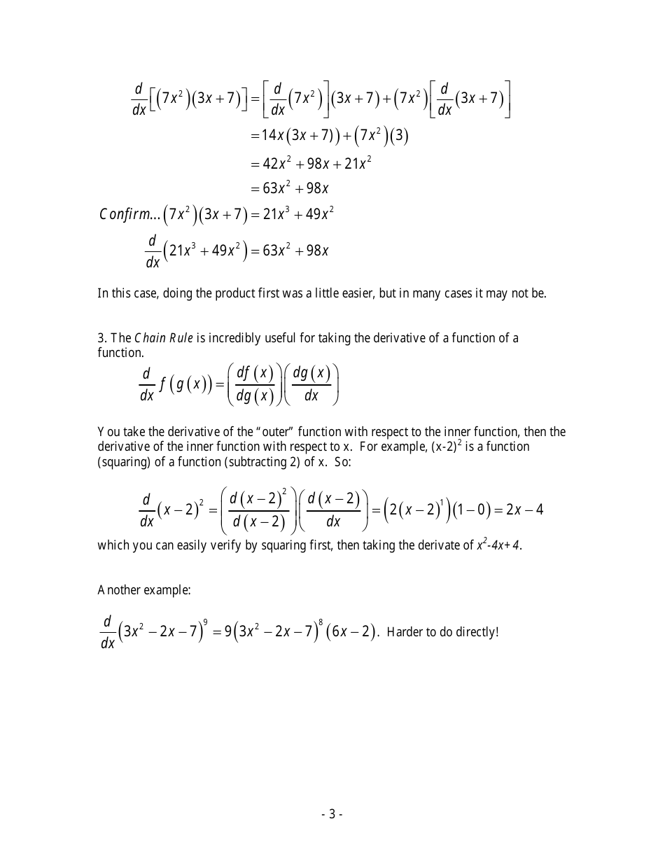 Differential Calculus Cheat Sheet Paul a. Jargowsky Download Printable PDF Templateroller
