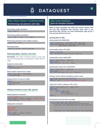 Document preview: Sql Cheat Sheet - Dataquest