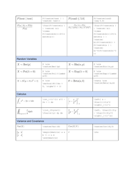 Cs109 Latex Cheat Sheet - Derek Chong, Page 2