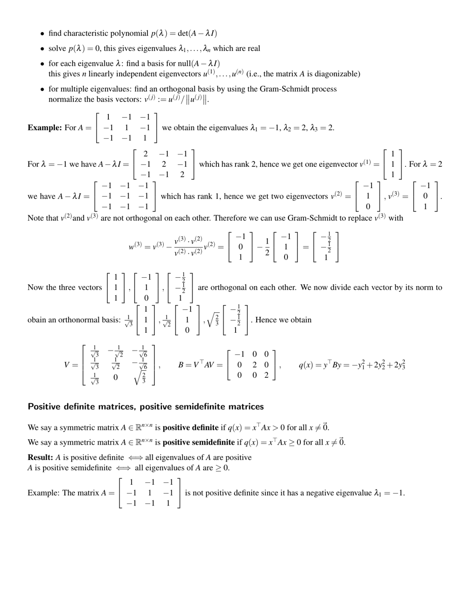 Math461 Cheat Sheet, Page 6