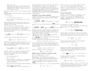 Statistics Cheat Sheet - Inference, Page 5