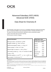 Document preview: Chemistry B Cheat Sheet