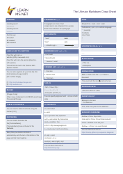 Document preview: Ms Net Markdown Cheat Sheet
