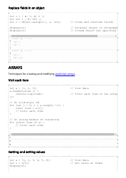 Javascript Cheat Sheet - Data Wrangling, Page 3