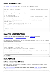 Javascript Cheat Sheet - Data Wrangling, Page 9