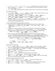 R Cheat Sheet - Data Management, Page 3
