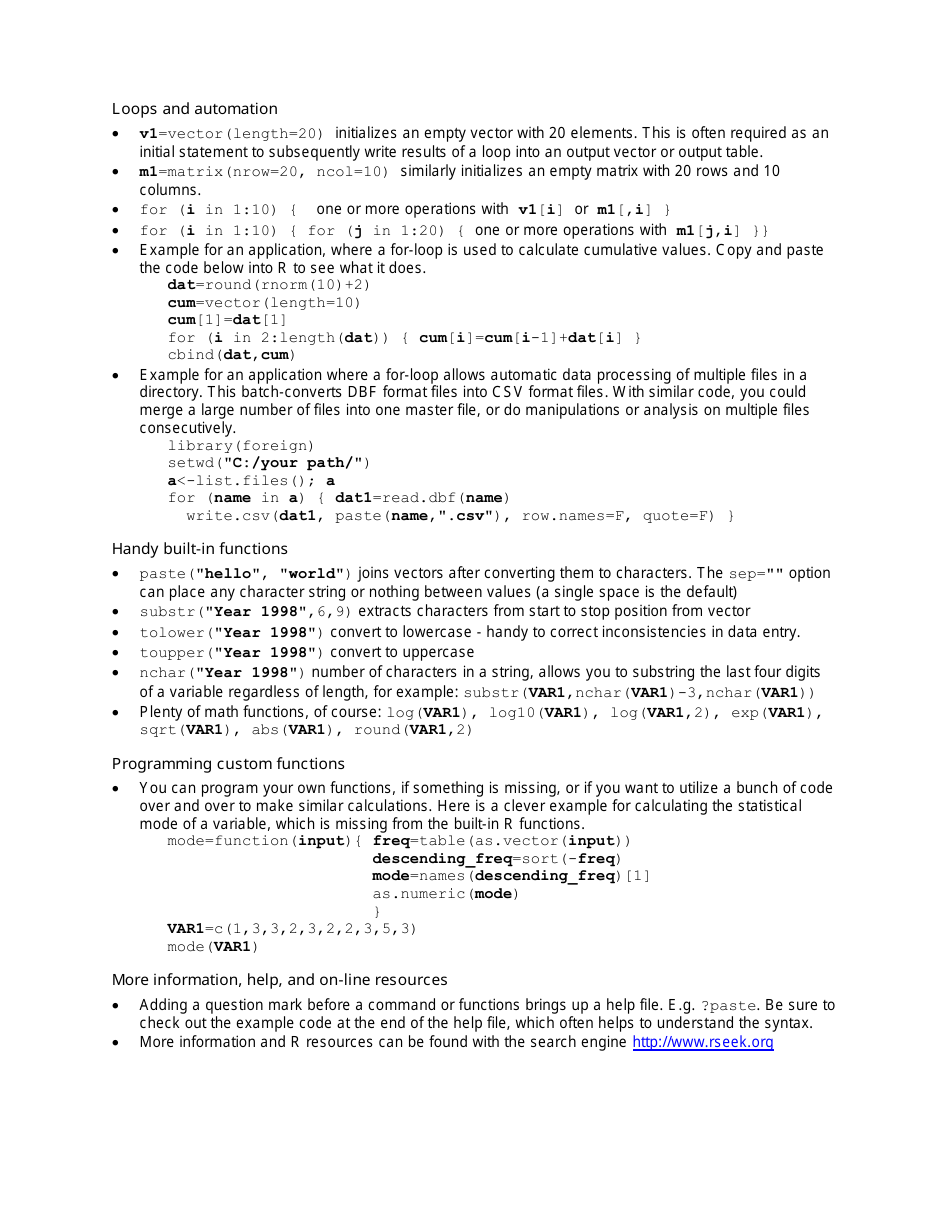 R Cheat Sheet - Data Management Download Printable PDF | Templateroller