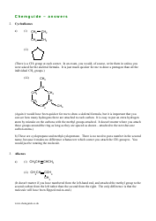 Chemistry Cheat Sheet - Naming Organic Compounds, Page 2