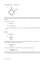 Chemistry Cheat Sheet - Naming Organic Compounds, Page 4