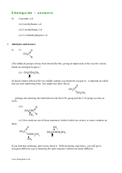 Chemistry Cheat Sheet - Naming Organic Compounds, Page 5