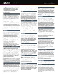 Splunk Cheat Sheet