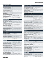 Splunk Cheat Sheet, Page 5