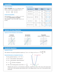 Ultimate Math Cheat Sheet, Page 3