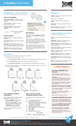 Document preview: Probability Cheat Sheet - Blast