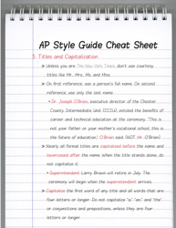 Ap Style Guide Cheat Sheet, Page 3