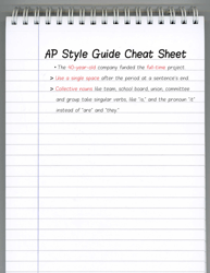 Ap Style Guide Cheat Sheet, Page 5
