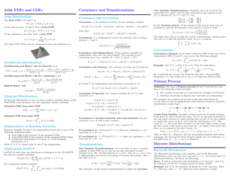 Probability Cheatsheet, Page 3