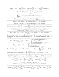 Math 152 Final Exam Formula Sheet, Page 2