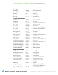 Water Treatment and Distribution Operator Math Cheat Sheet, Page 4