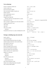 Linux Tools, Commands, Shortcuts and Hints Cheat Sheet, Page 6