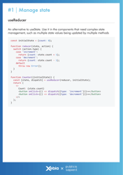 React Hooks Cheat Sheet, Page 5