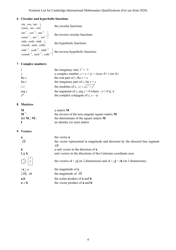 Mathematical Notation Cheat Sheet, Page 4