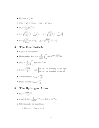 Quantum Mechanics Cheat Sheet, Page 3