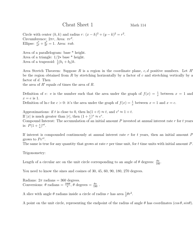 Document preview: Math 114 Cheat Sheet