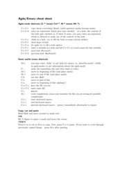 Agda/Emacs Cheat Sheet