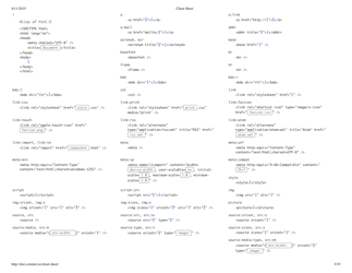 Emmet Syntax Cheat Sheet - White, Page 3