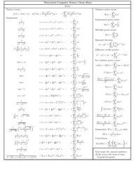 Theoretical Computer Science Cheat Sheet, Page 9