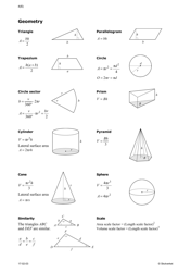 Formulas for Mathematics 3 Cheat Sheet, Page 4