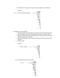 Decimals Cheat Sheet, Page 4