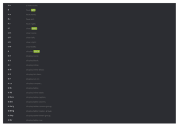 Emmet Syntax Cheat Sheet - Black, Page 22