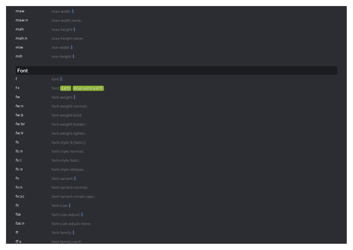 Emmet Syntax Cheat Sheet - Black, Page 26