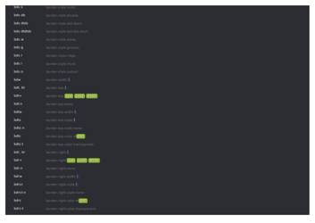 Emmet Syntax Cheat Sheet - Black, Page 37