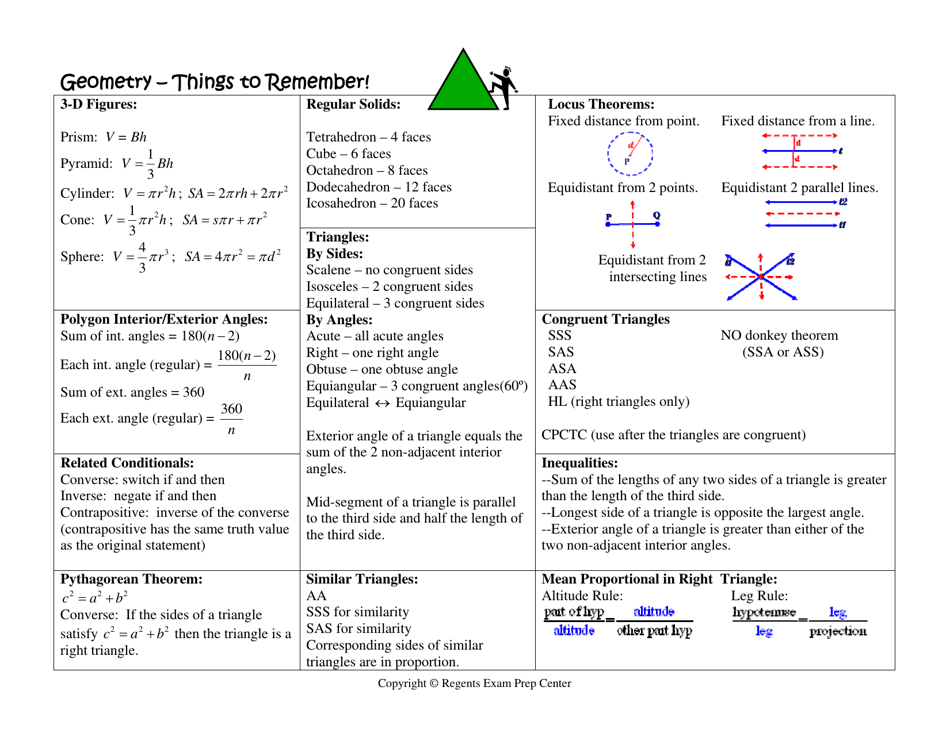 January 2024 Geometry Regents Algebra Rebe Kerianne