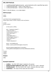 Xml Basics Cheat Sheet, Page 18