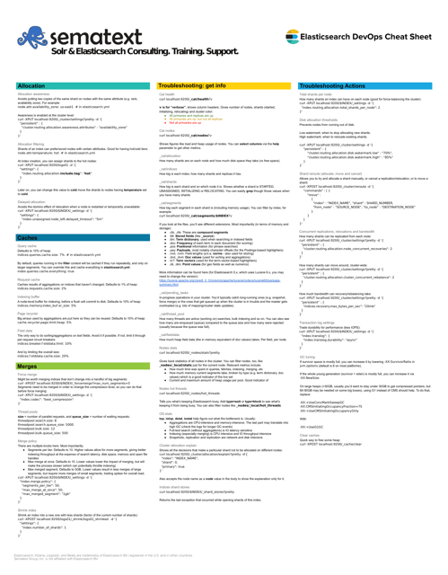 Elasticsearch Developer Cheat Sheet PDF | PDF | Regular Expression