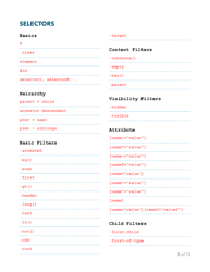 Beginner&#039;s Essential Jquery Cheat Sheet, Page 3