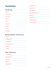 Beginner&#039;s Essential Jquery Cheat Sheet, Page 7
