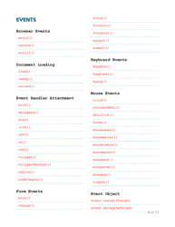 Beginner&#039;s Essential Jquery Cheat Sheet, Page 8