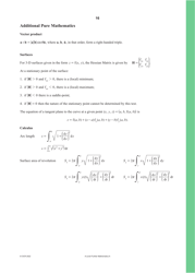 A Level Further Mathematics a (H245) Formula Cheat Sheet, Page 16