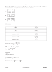 A Level Further Mathematics a (H245) Formula Cheat Sheet, Page 3