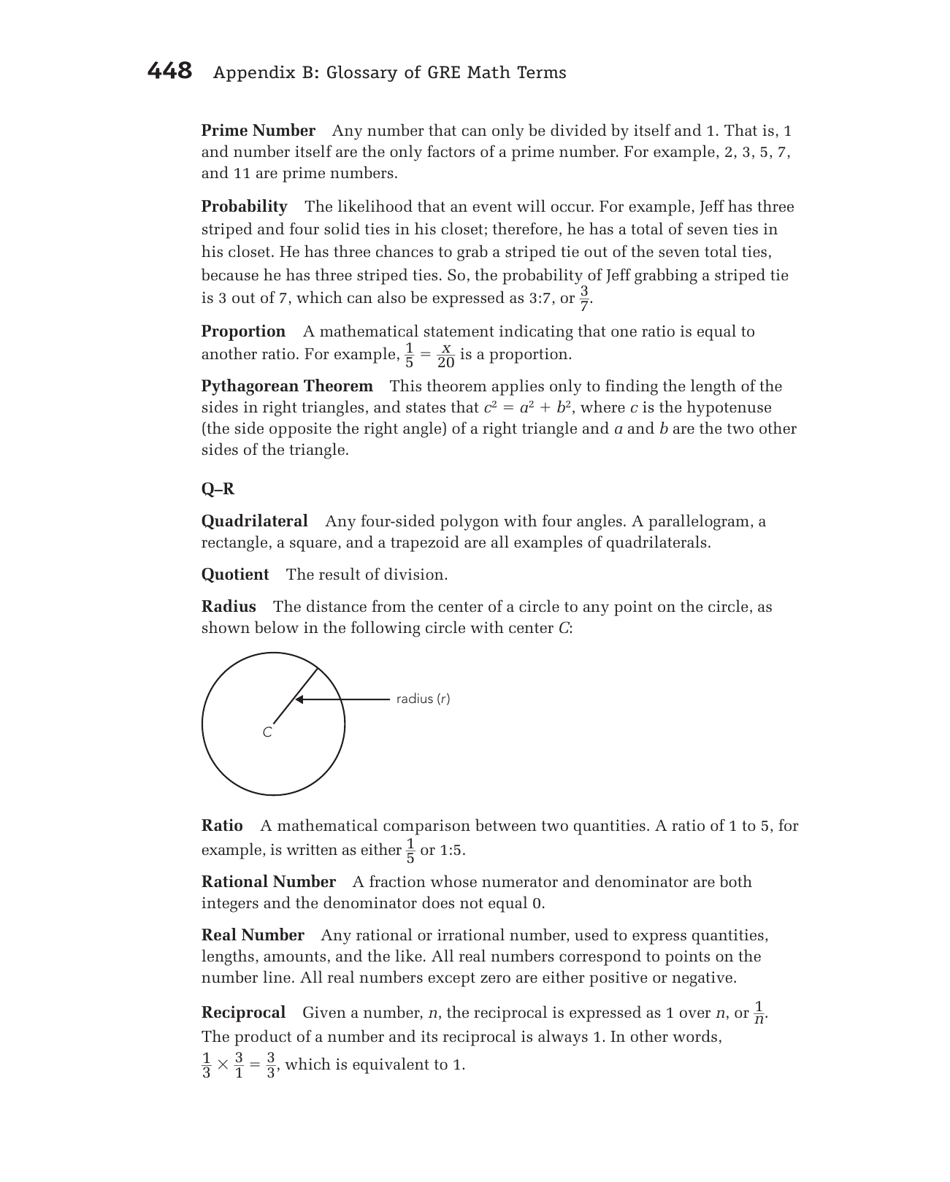 Math Cheat Sheet - Glossary of Gre Math Terms, Page 10