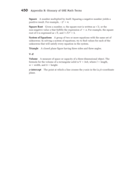 Math Cheat Sheet - Glossary of Gre Math Terms, Page 12