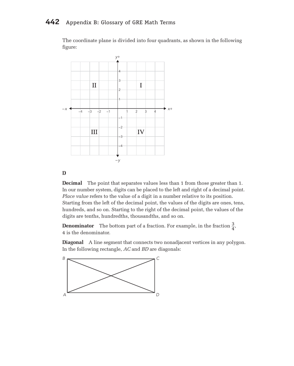 Math Cheat Sheet - Glossary of Gre Math Terms, Page 4