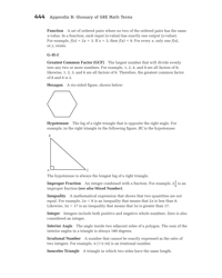 Math Cheat Sheet - Glossary of Gre Math Terms, Page 6