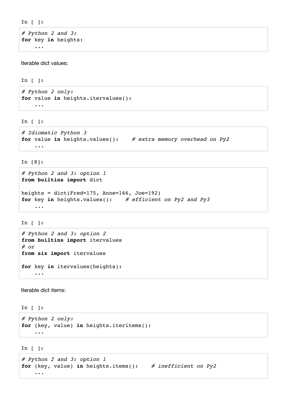 Python Cheat Sheet - Writing Python 2-3 Compatible Code Download ...