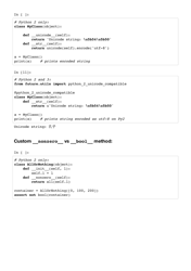 Python Cheat Sheet - Writing Python 2-3 Compatible Code, Page 16